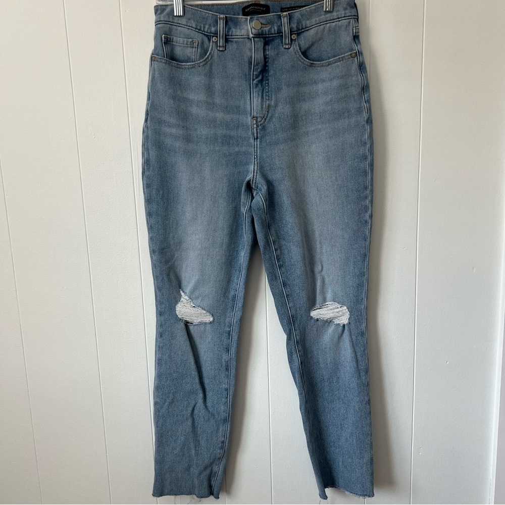 BANANA REPUBLIC Ultra Hugh-Rise Slim Fit Denim Jean in Light Wash